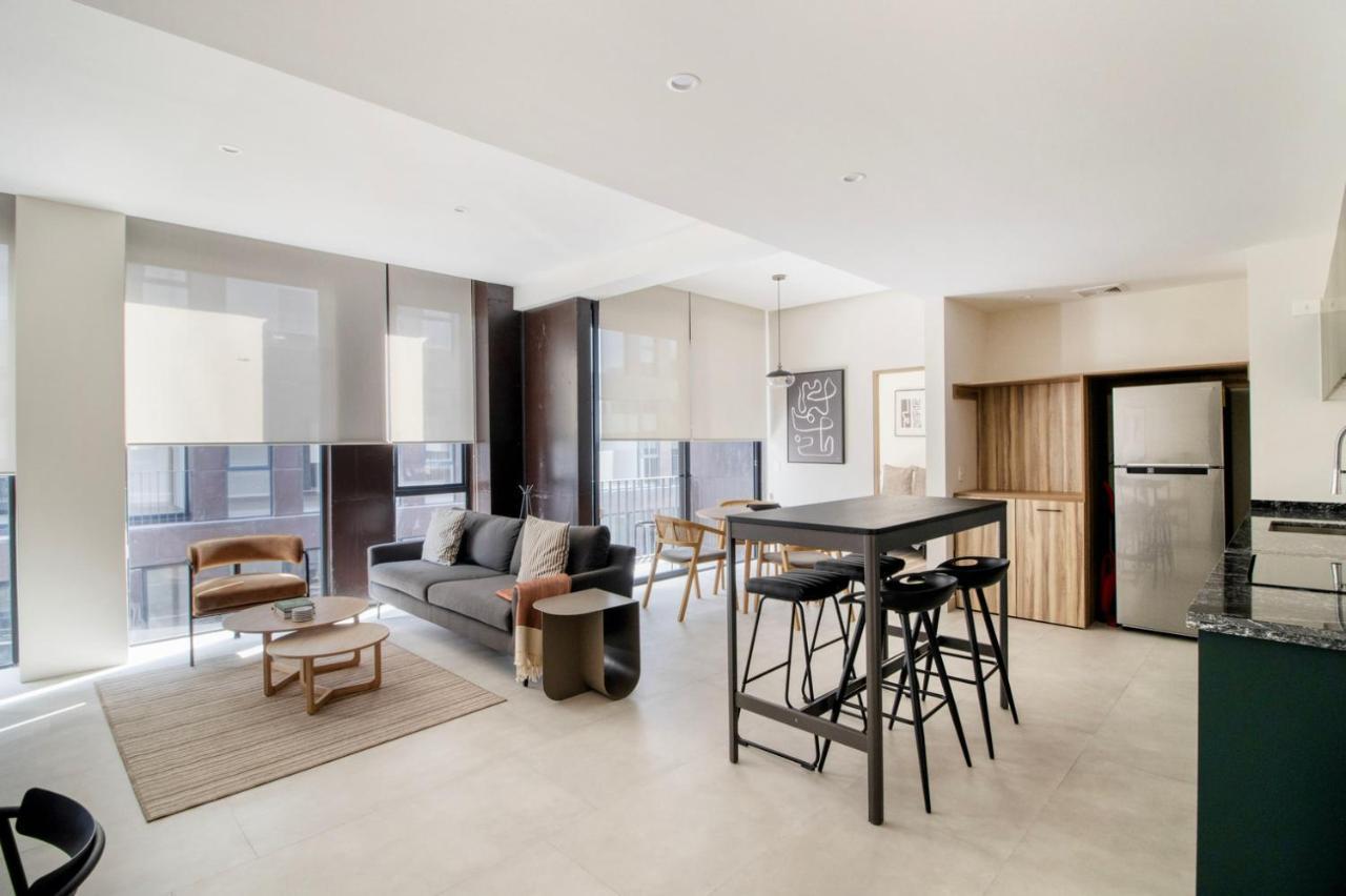 Apartament Cuadra 134, In Roma Norte By Blueground Meksyk Zewnętrze zdjęcie